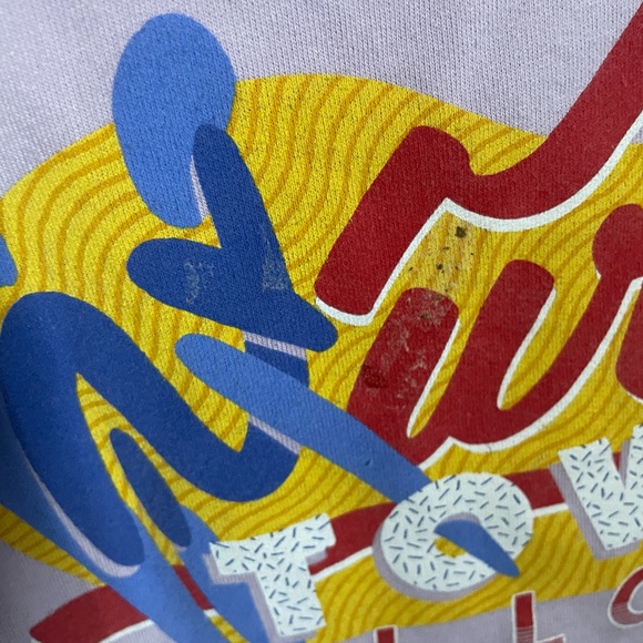 Kurtis Town Ski Resort Hoodie XL - retro y2k style Lavender - Picture 8 of 10